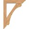 Ekena Millwork Legacy Traditional Smooth Bracket w/ Offset Brace, Western Red Cedar, 5 1/2"W x 26"D x 34"H BKT0604X26X34LEC01SWR - alternate 4